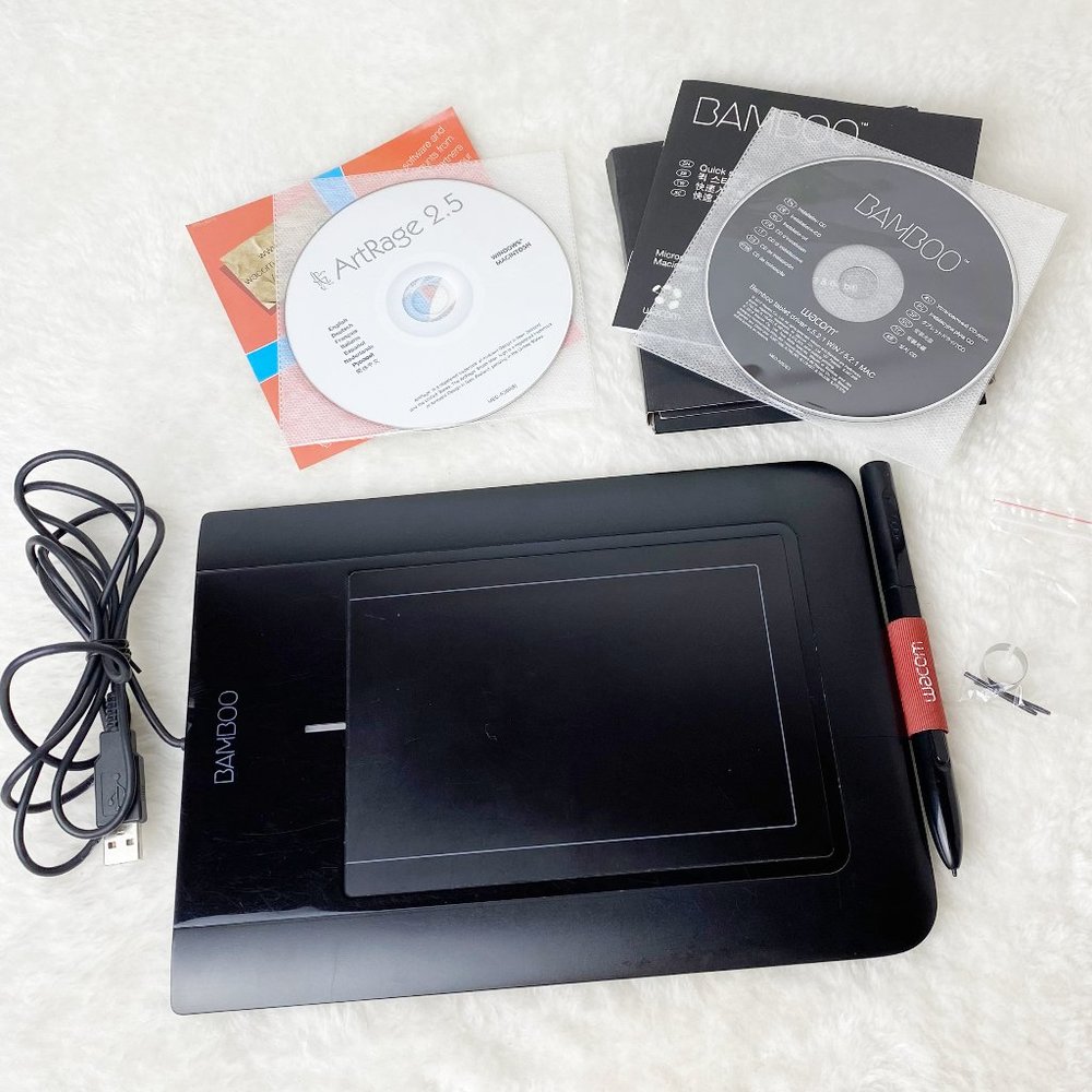 Wacom Bamboo Pen Tablet Size 9.8 x 6.9 inches